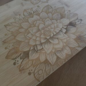 Mandala borrelplank