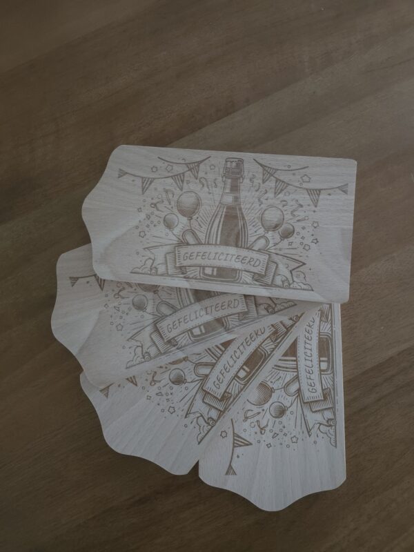 Gefeliciteerd plankje