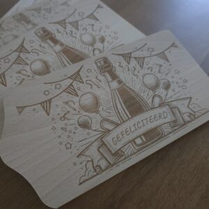 Gefeliciteerd plankje